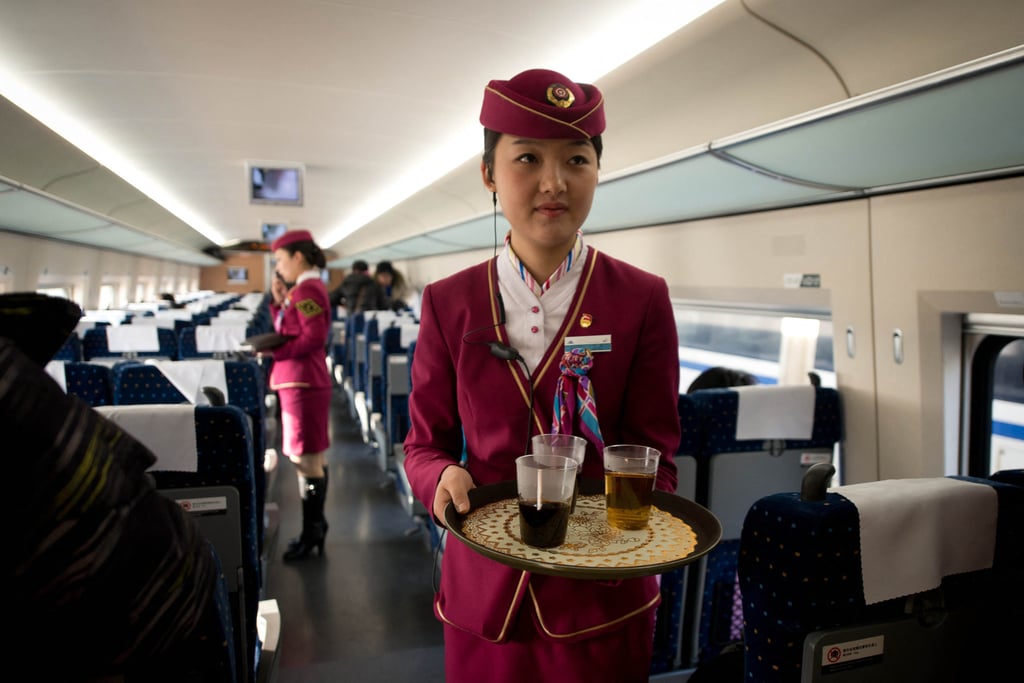 China Railway happily sells snacks and souvenirs on its trains to passengers, but says sanitary pads are a ‘private matter’ for passengers to solve. Photo: AFP China Railway happily sells snacks and souvenirs on its trains to passengers, but says sanitary pads are a ‘private matter’ for passengers to solve. Photo: AFP