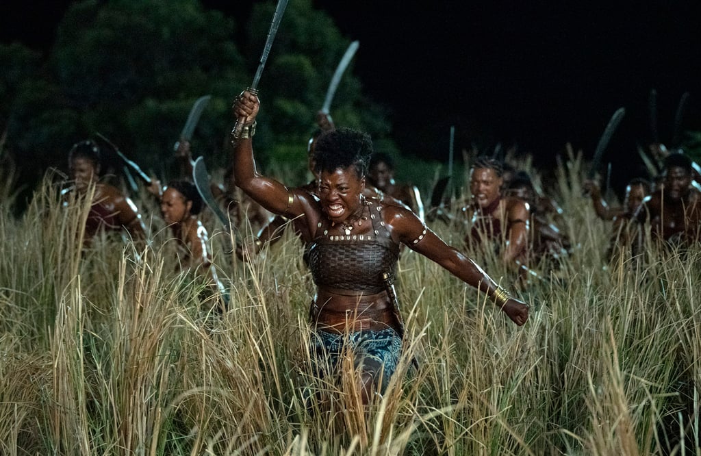 Viola Davis stars in The Woman King, a real-life historical epic film. Photo: Sony Pictures/AP Viola Davis stars in The Woman King, a real-life historical epic film. Photo: Sony Pictures/AP
