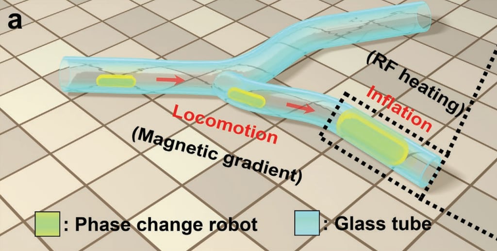 Schematic illustration of the locomotion and inflation process. Photo: Tang Yichao Schematic illustration of the locomotion and inflation process. Photo: Tang Yichao