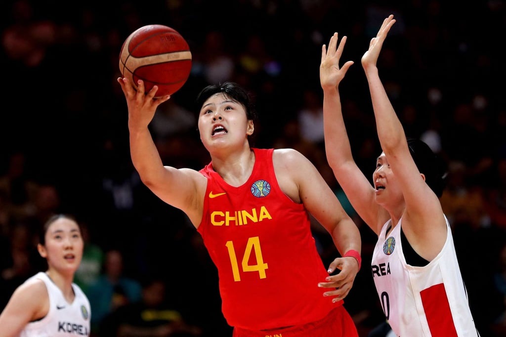 China’s Li Yueru shoots against South Korea. Photo: AFP China’s Li Yueru shoots against South Korea. Photo: AFP