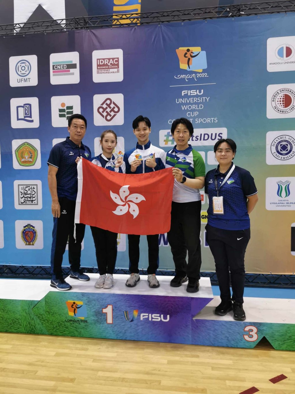 Sat Pak-long and Debbie Yeung were on the podium for Hong Kong in Türkiye.