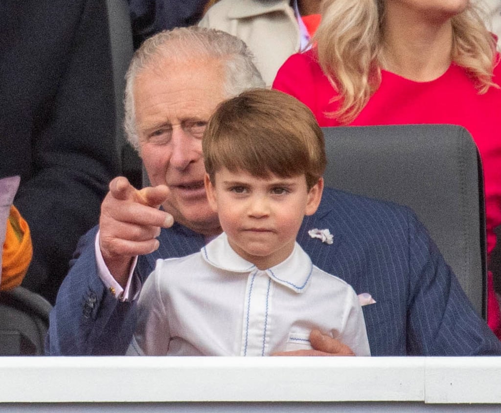 Britain’s Prince Louis and then Prince Charles attend the Platinum Jubilee Pageant, marking the end of the celebrations for the Platinum Jubilee of Britain’s Queen Elizabeth, in London, on June 5. Photo: Reuters