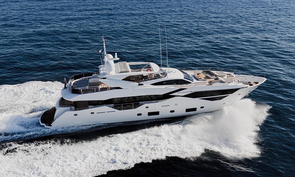 The Sedative superyacht is one of the newer options at Monaco Yacht Show. Photo: Fraser The Sedative superyacht is one of the newer options at Monaco Yacht Show. Photo: Fraser