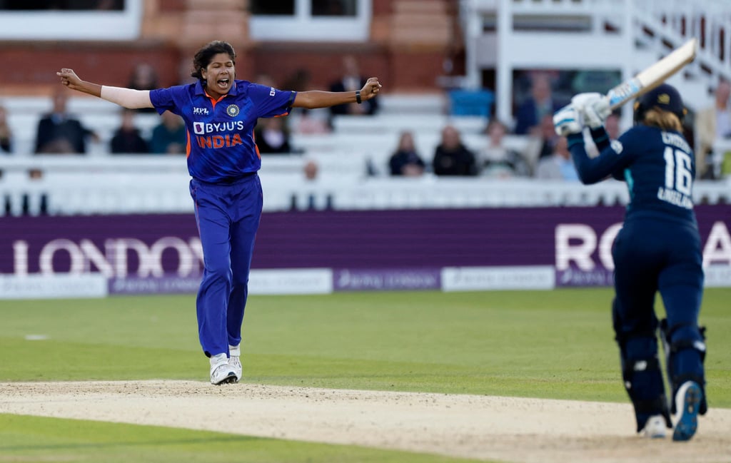 Pace was Jhulan Goswami’s aim when she was making her way as a bowler. Photo: Action Images via Reuters