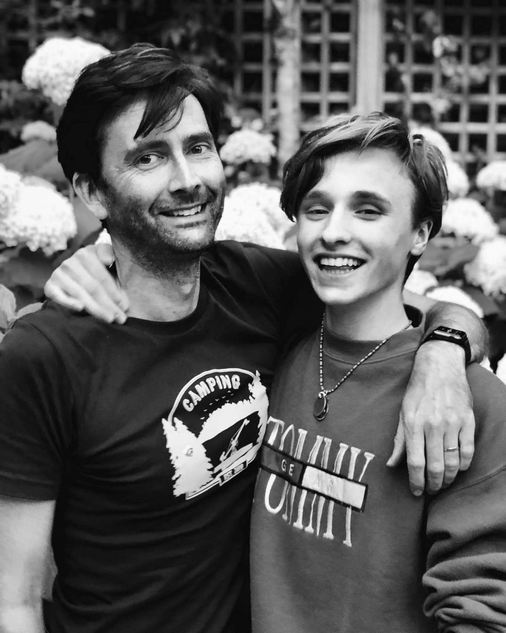 David Tennant adopted Ty Tennant when he married his mother, Georgia Moffett. Photo: @ ty__tennant/Instagram David Tennant adopted Ty Tennant when he married his mother, Georgia Moffett. Photo: @ ty__tennant/Instagram