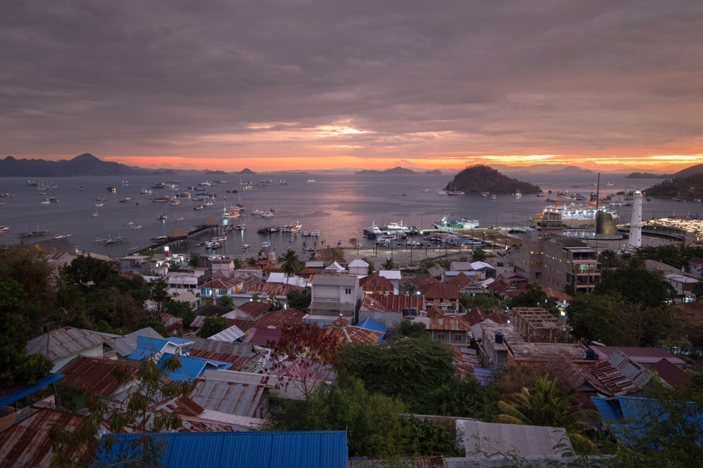 A view of Labuan Bajo’s bay from the Puncak Waringin viewpoint. Photo: Chan Kit Yeng A view of Labuan Bajo’s bay from the Puncak Waringin viewpoint. Photo: Chan Kit Yeng