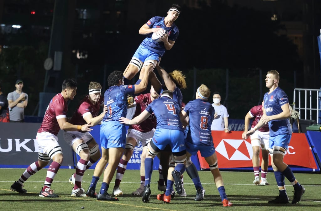 It was a low-scoring affair between HK Scottish and DAC Kowloon at King’s Park in Yau Ma Tei. Photo: Jonathan Wong It was a low-scoring affair between HK Scottish and DAC Kowloon at King’s Park in Yau Ma Tei. Photo: Jonathan Wong