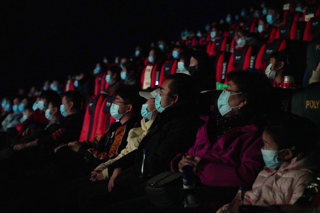Box offices takings this year were only a third of pre-pandemic levels. Photo: Xinhua Box offices takings this year were only a third of pre-pandemic levels. Photo: Xinhua
