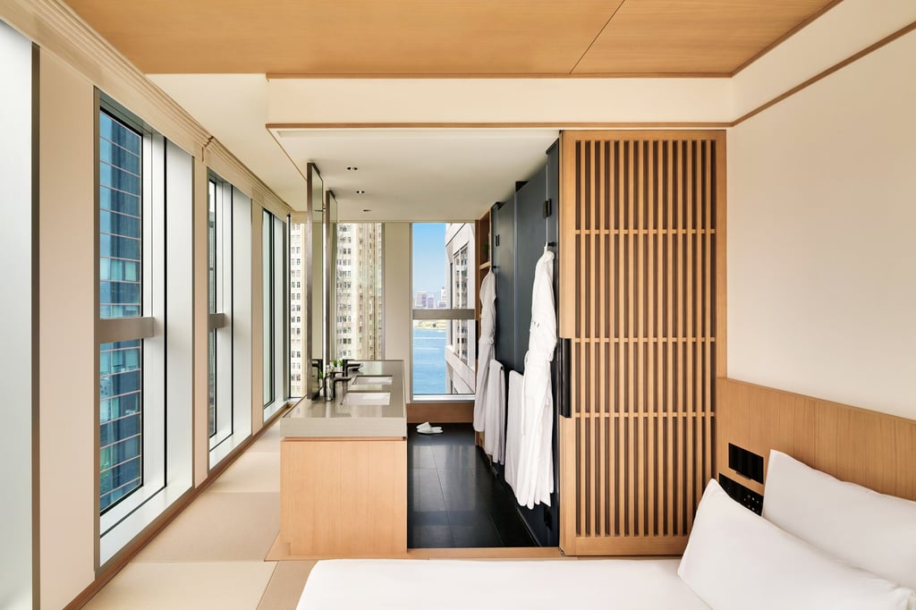A deluxe tatami room at Aki Hong Kong. Photo: Handout