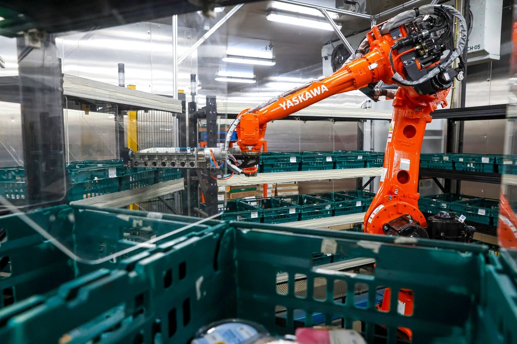 Kerry Logistics’ warehouse in Hong Kong’s Tai Wo Hau. Photo: Edmond So