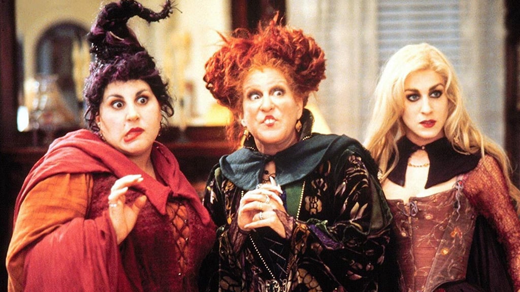 Bette Midler, Sarah Jessica Parker and Kathy Najimy star in 1993’s OG Hocus Pocus. Photo: Handout Bette Midler, Sarah Jessica Parker and Kathy Najimy star in 1993’s OG Hocus Pocus. Photo: Handout