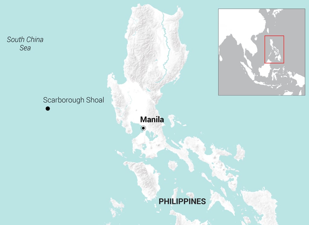 Scarborough Shoal in the South China Sea. Photo: SCMP Scarborough Shoal in the South China Sea. Photo: SCMP