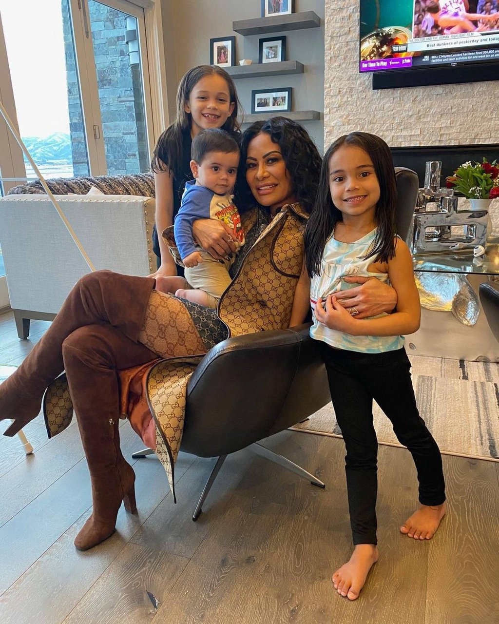 Jen Shah with her children. Photo: @therealjenshah/Instagram Jen Shah with her children. Photo: @therealjenshah/Instagram