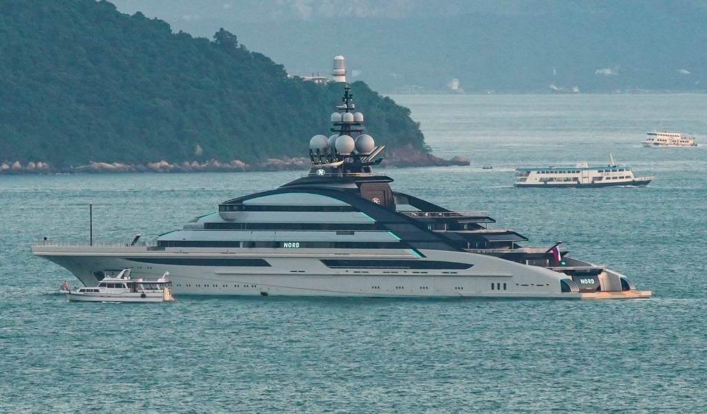 The HK$3.9 billion luxury yacht Nord. Photo: Sam Tsang