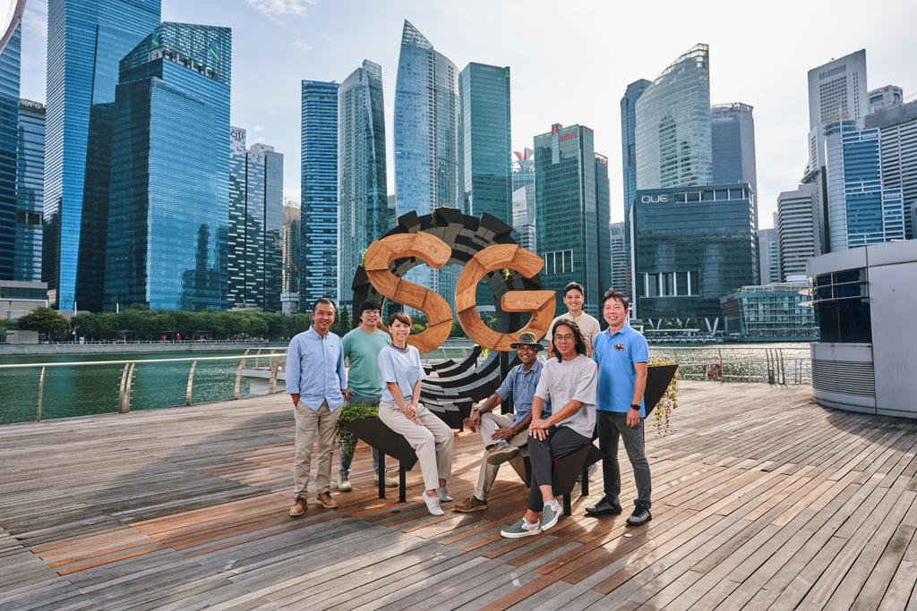 The design and construction of Here Is SG brought together people representing various industries and passions, according to the sculpture’s creators.