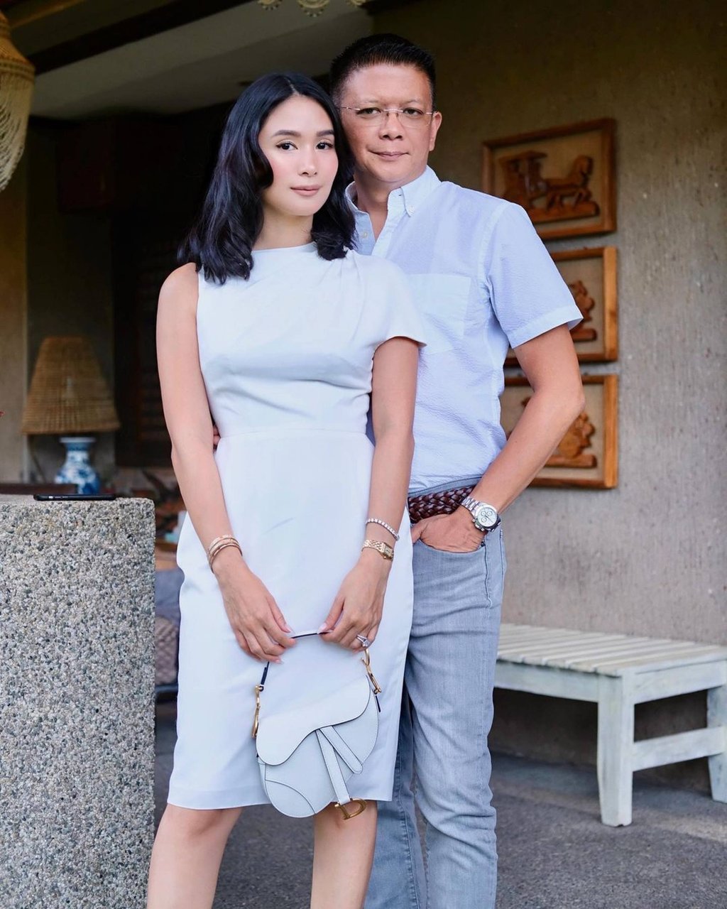Heart Evangelista with Senator Francis “Chiz” Escudero. Photo: @iamhearte/Instagram Heart Evangelista with Senator Francis “Chiz” Escudero. Photo: @iamhearte/Instagram