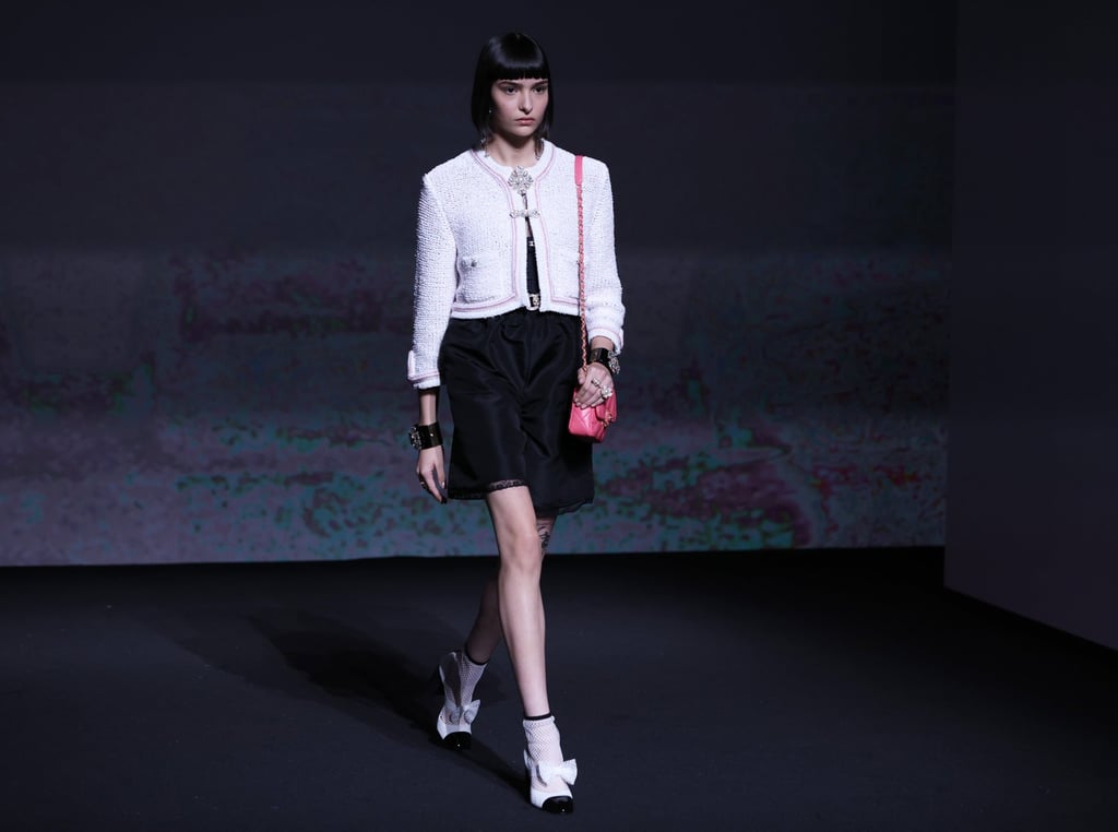 Part of Chanel’s spring/summer 2023 ready-to-wear collection shown at the Paris Fashion Week on October 4. Photo: Xinhua Part of Chanel’s spring/summer 2023 ready-to-wear collection shown at the Paris Fashion Week on October 4. Photo: Xinhua