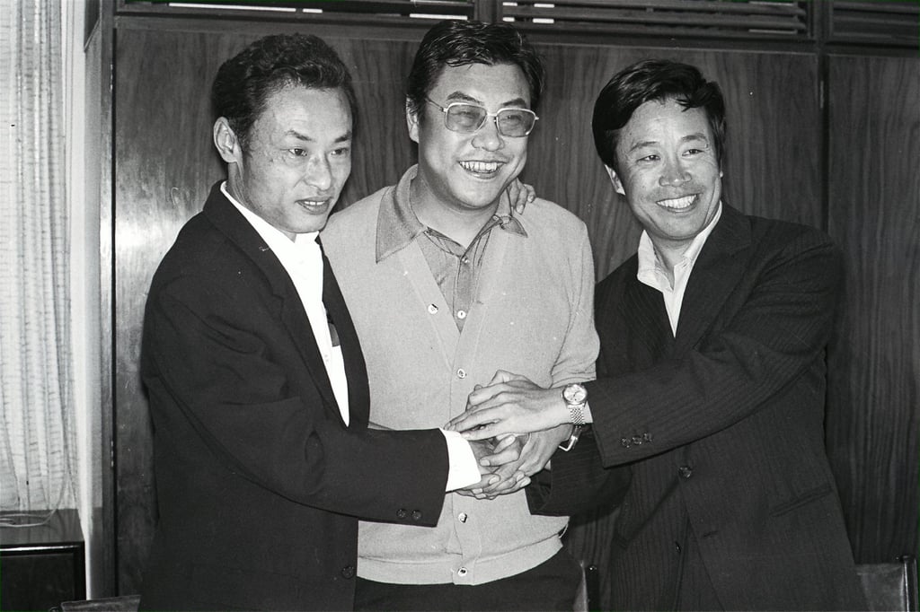 Film director Li Hanxiang (centre) pictured in 1972. Photo: SCMP Film director Li Hanxiang (centre) pictured in 1972. Photo: SCMP