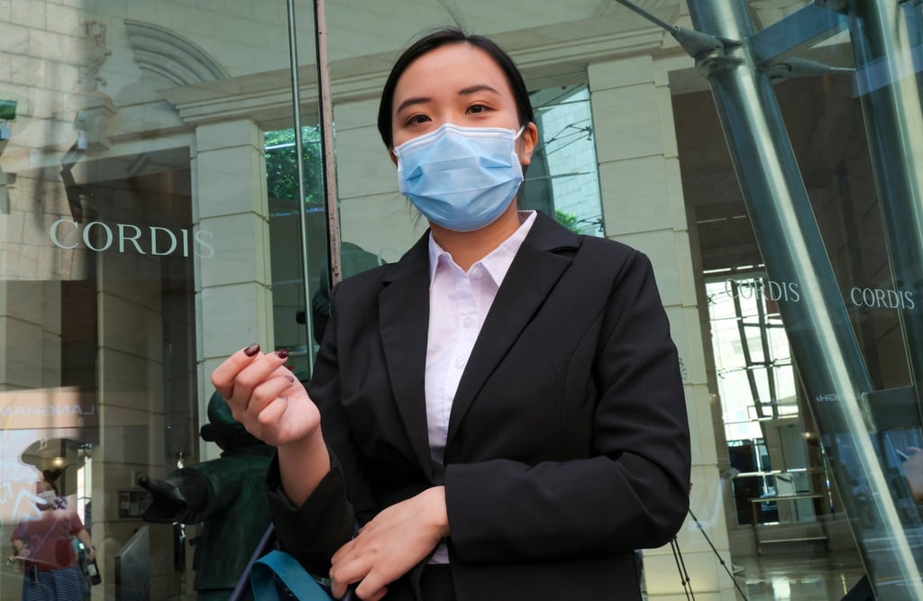 Vanessa Wong, 25, attends a Cathay Pacific recruitment fair. Photo: Jelly Tse Vanessa Wong, 25, attends a Cathay Pacific recruitment fair. Photo: Jelly Tse