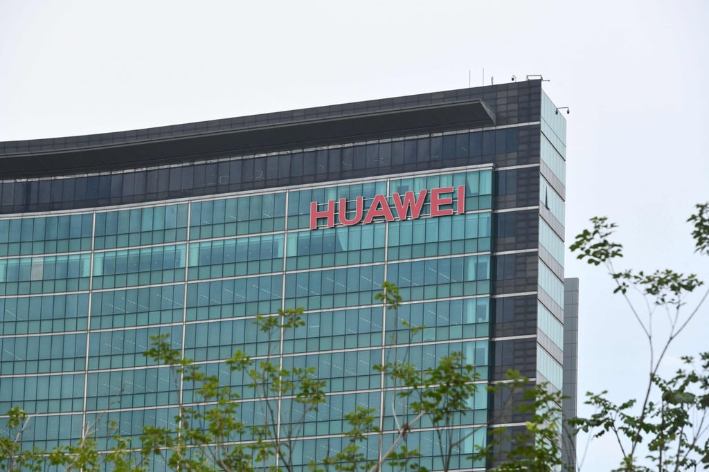 The Huawei headquarters in Shenzhen, in China’s southern Guangdong province. Photo: STR/AFP The Huawei headquarters in Shenzhen, in China’s southern Guangdong province. Photo: STR/AFP