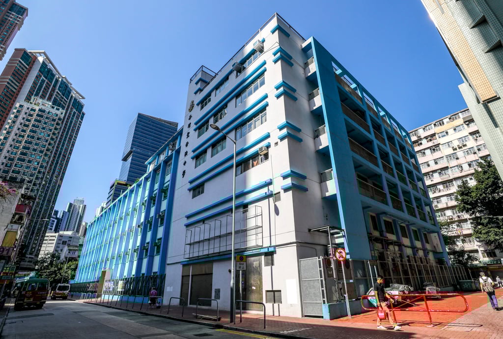 St Francis Xavier’s School in Tsuen Wan suspended 14 students for three days. Photo: Xiaomei Chen.