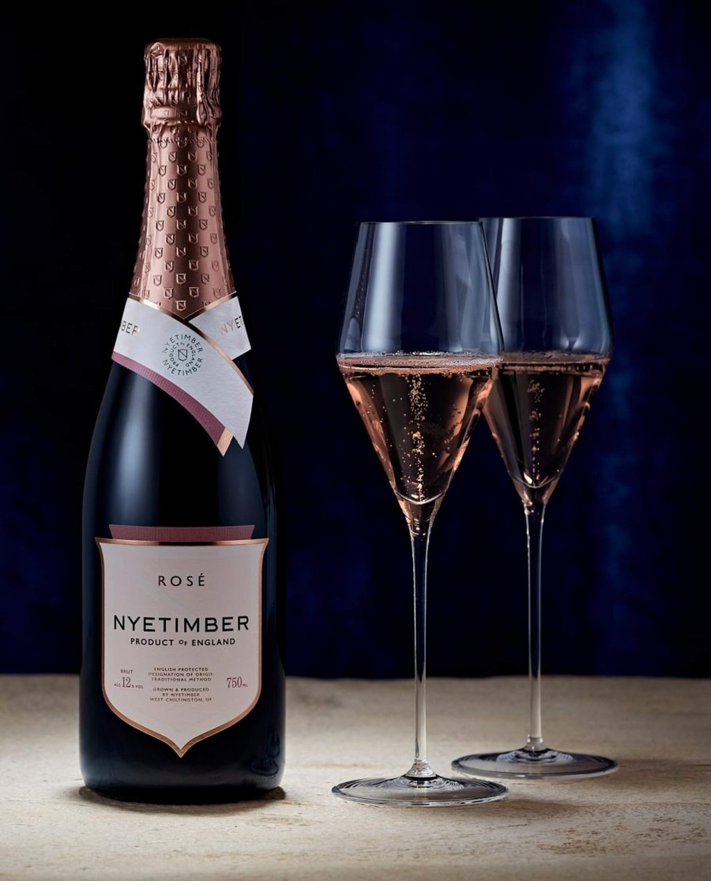 The Nyetimber 1086 Prestige Cuvee Rosé. Photo: Nyetimber