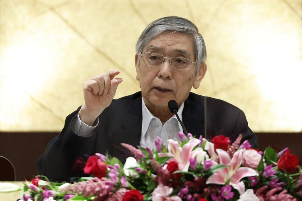 Bank of Japan Governor Haruhiko Kuroda. Photo: Bloomberg