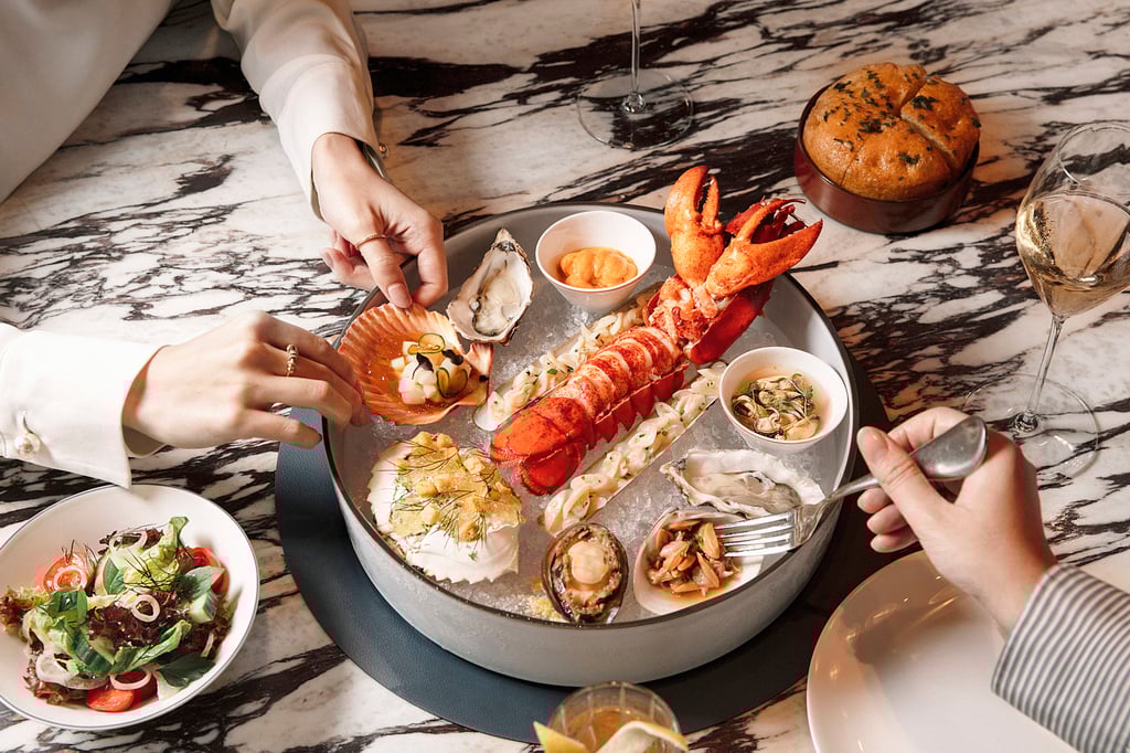 A seafood platter from Salisterra at The Upper House, which is taking part in the mental-wellness campaign. Photo: The Upper House