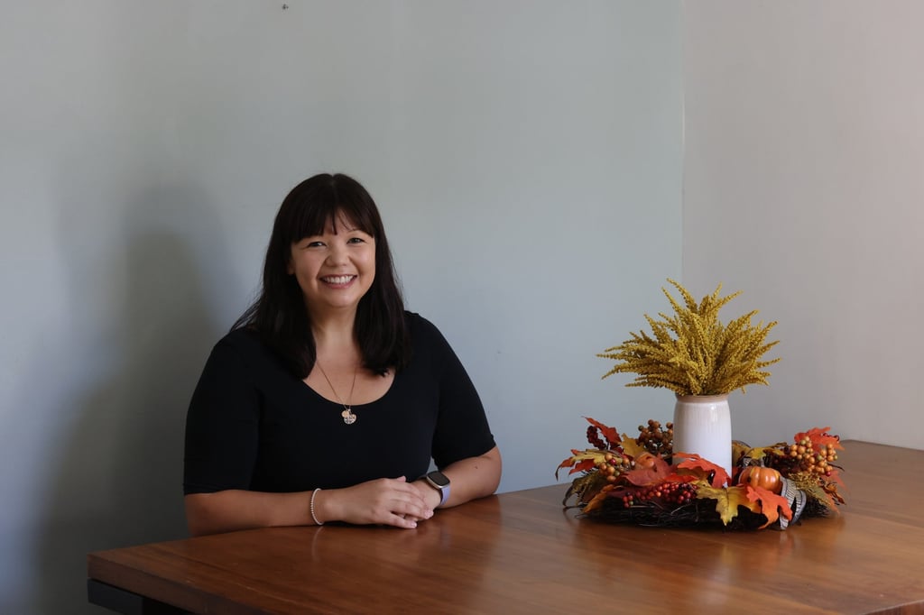 May Lynn Funnell at her home in Fo Tan, in Hong Kong. In 2012, she had a missed miscarriage. Photo: Jonathan Wong