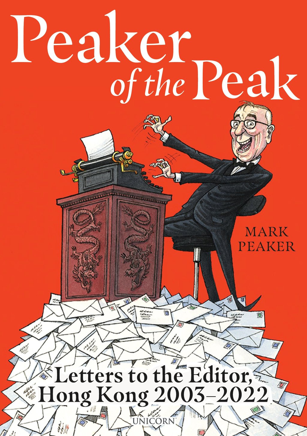 The cover of Peaker’s book. Photo: Unicorn The cover of Peaker’s book. Photo: Unicorn