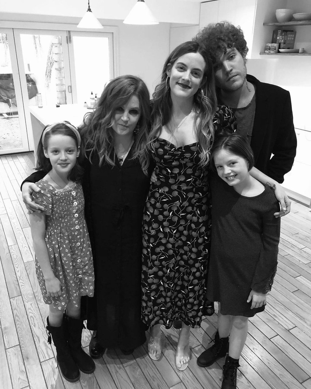 Lisa Marie Presley with her children. Photo: @lisampresley/Instagram
