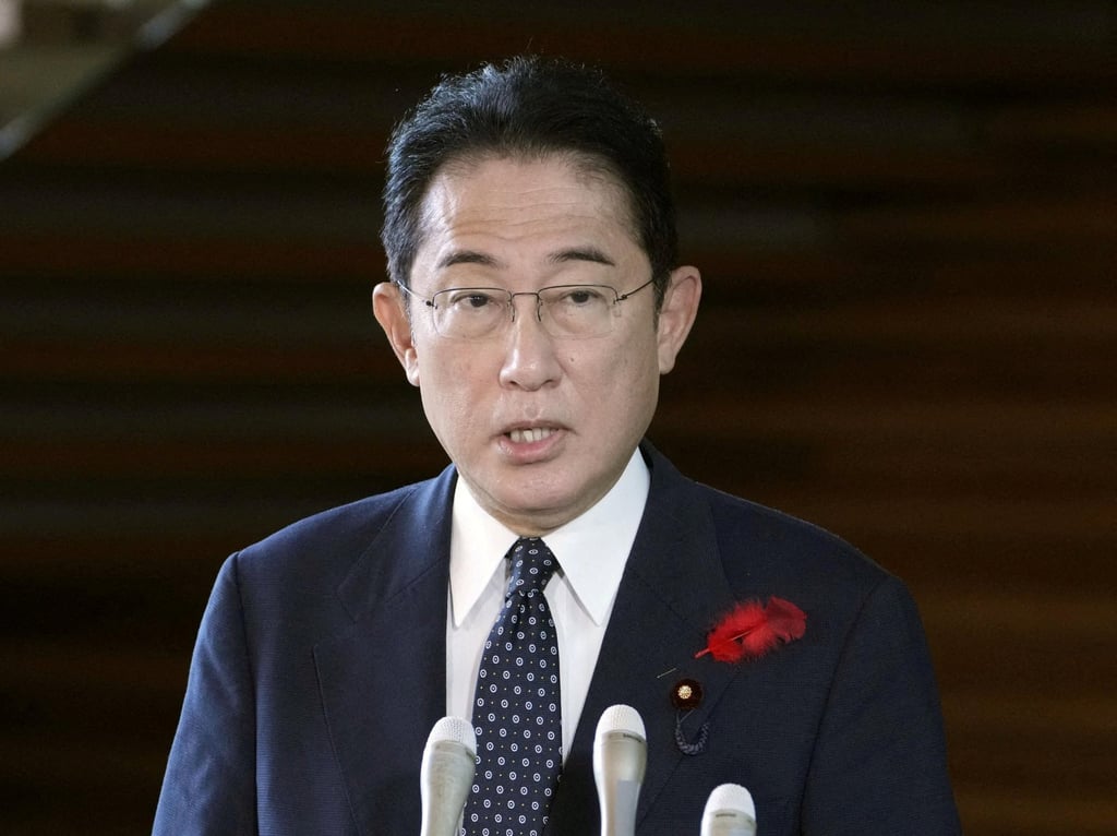 Support for Japanese Prime Minister Fumio Kishida’s administration has sunk to a record low of 27.4 per cent, according to a recent poll. Photo: Kyodo via Reuters