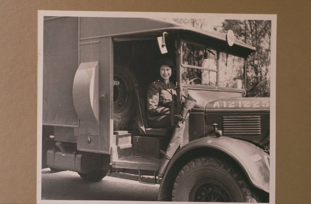 Teenage Queen Elizabeth driving an ambulance during her wartime service in the Auxiliary Territorial Service, in 1945. Photo: Getty Images Teenage Queen Elizabeth driving an ambulance during her wartime service in the Auxiliary Territorial Service, in 1945. Photo: Getty Images