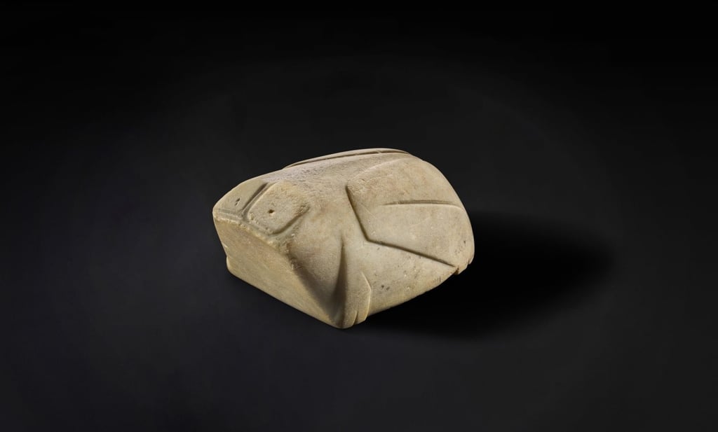 The ancient Chinese world was awash in bronze, but it was a marble