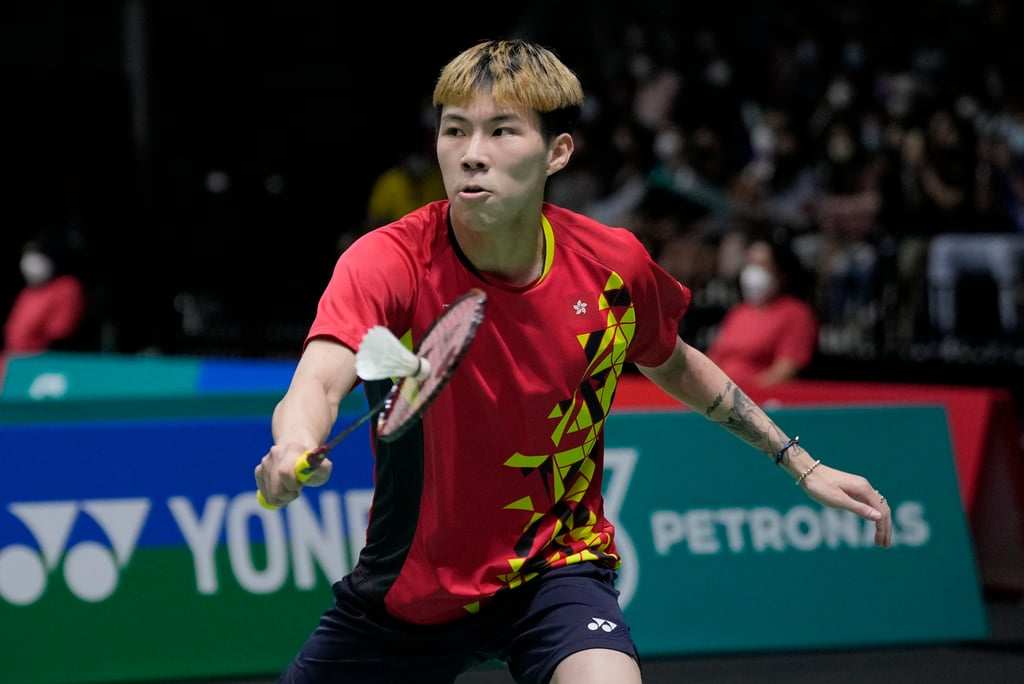 Hong Kong Lee Cheuk Yiu at the Malaysia Open. Photo: AP