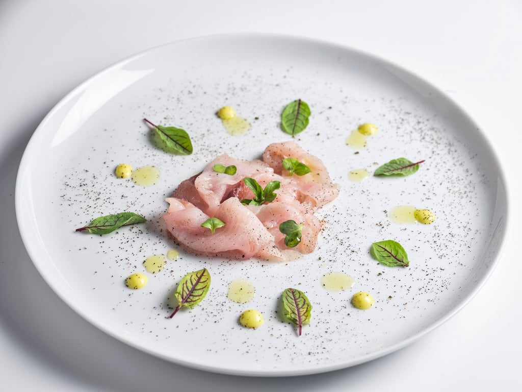A smoked swordfish dish from The Italian Club Seafood Wine Bar. Photo: The Italian Club Seafood Wine Bar