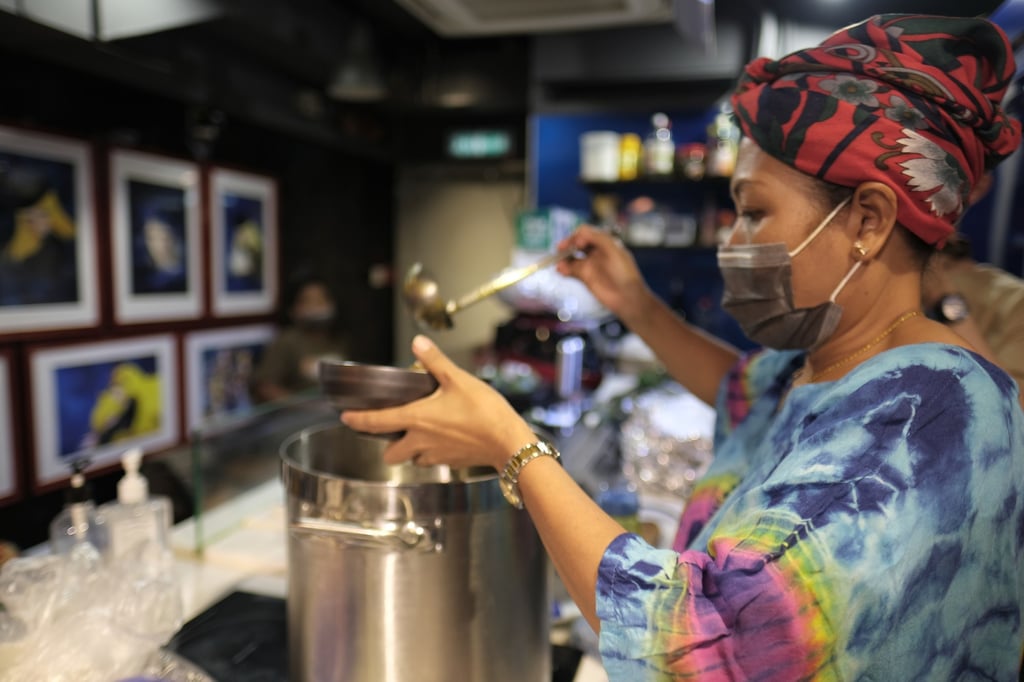 Grassroots Future has offered important support to the refugee-asylum seeker community, through food events like its African Soirée, held in September 2020. Photo: Phoebe So