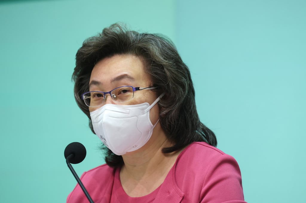 Ingrid Yeung, secretary for the civil service, says the new code will not use the word “neutrality’. Photo: Edmond So Ingrid Yeung, secretary for the civil service, says the new code will not use the word “neutrality’. Photo: Edmond So
