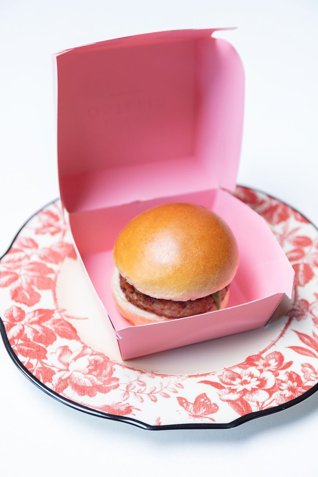 The Emilia Burger at Gucci Osteria, Seoul. Photo: Gucci Osteria Seoul The Emilia Burger at Gucci Osteria, Seoul. Photo: Gucci Osteria Seoul