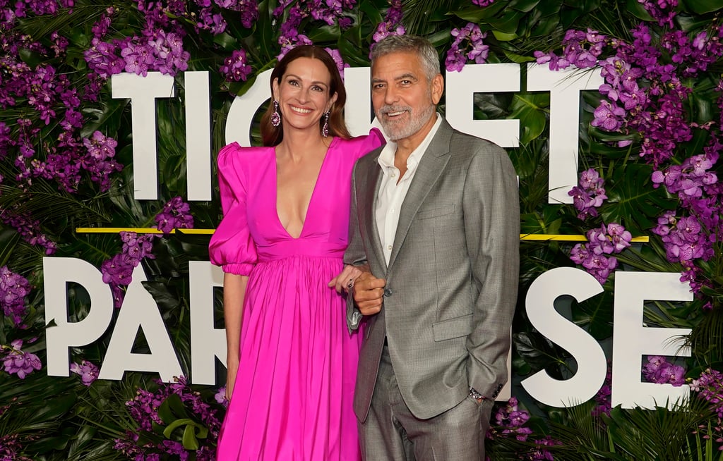 Roberts and Clooney at the premiere of Ticket to Paradise on October 17, 2022, in Los Angeles. Photo: AP Roberts and Clooney at the premiere of Ticket to Paradise on October 17, 2022, in Los Angeles. Photo: AP