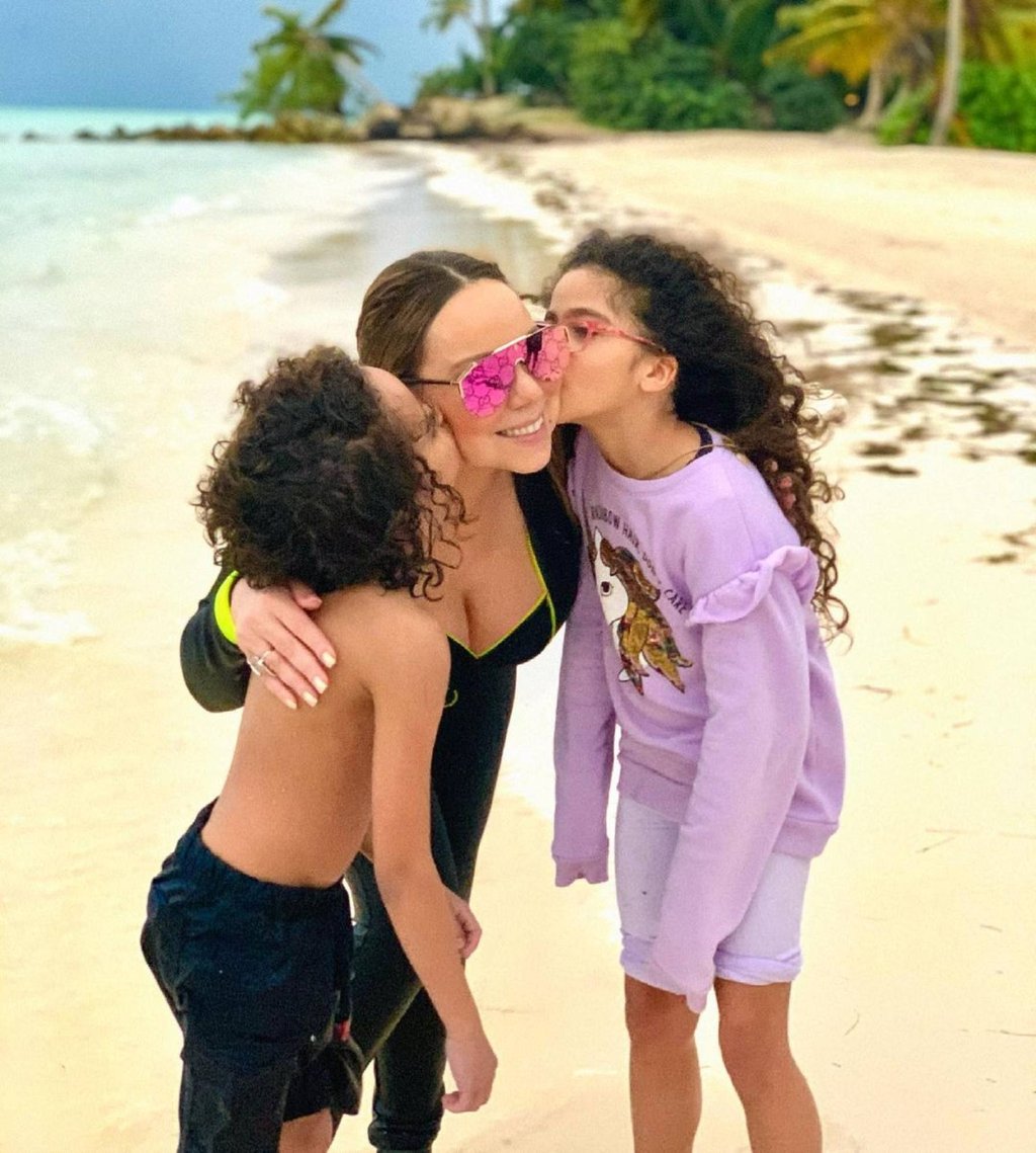Mariah Carey gave birth to her children with Nick Cannon, Monroe and Moroccan, on her wedding anniversary in 2011. Photo: @mariahcarey/Instagram