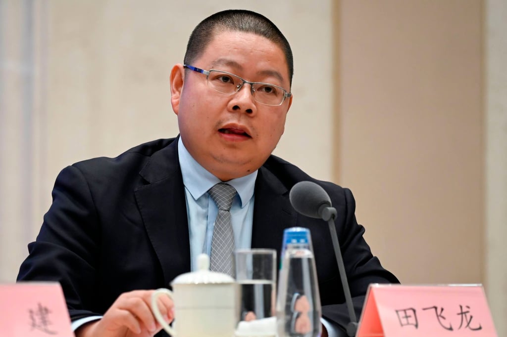 Tian Feilong, an associate professor at Beihang University’s law school in Beijing. Photo: AFP