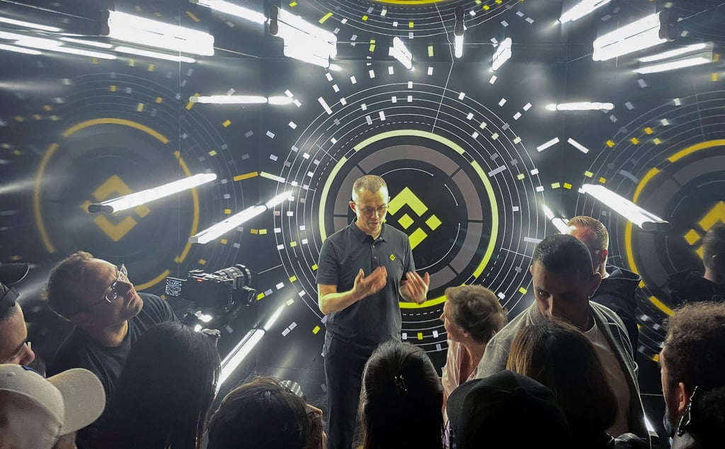 Cryptocurrency exchange Binance founder and CEO Changpeng Zhao speaks at Binance’s fifth anniversary event in Paris on July 8, 2022. Photo: Reuters Cryptocurrency exchange Binance founder and CEO Changpeng Zhao speaks at Binance’s fifth anniversary event in Paris on July 8, 2022. Photo: Reuters