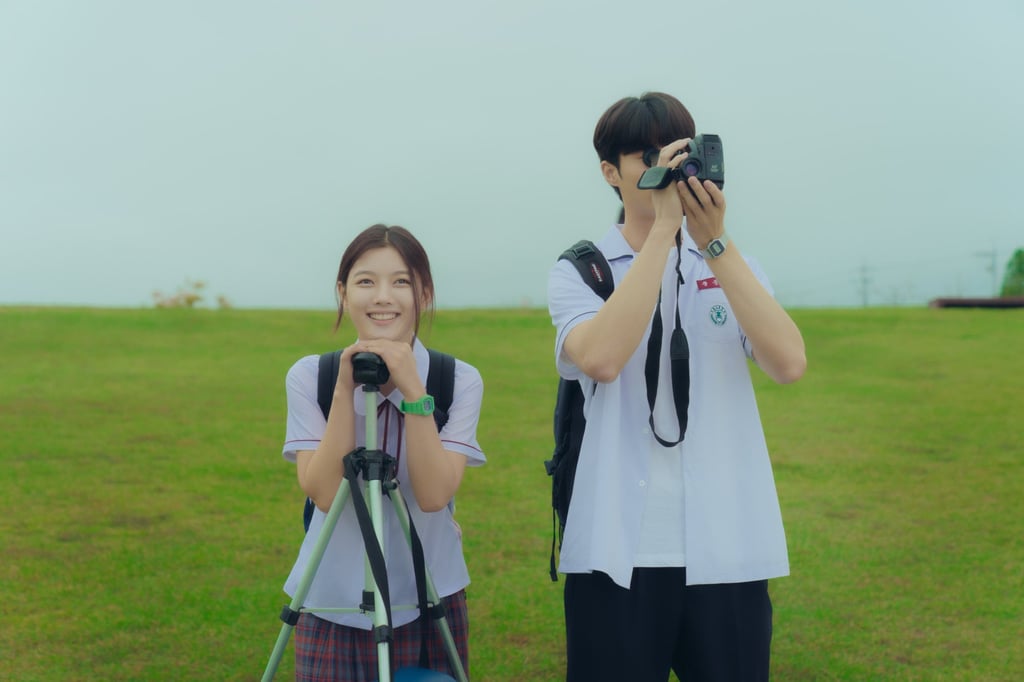 Kim and Byeon Woo-seok (right) in a still from 20th Century Girl. Photo: Netflix Kim and Byeon Woo-seok (right) in a still from 20th Century Girl. Photo: Netflix