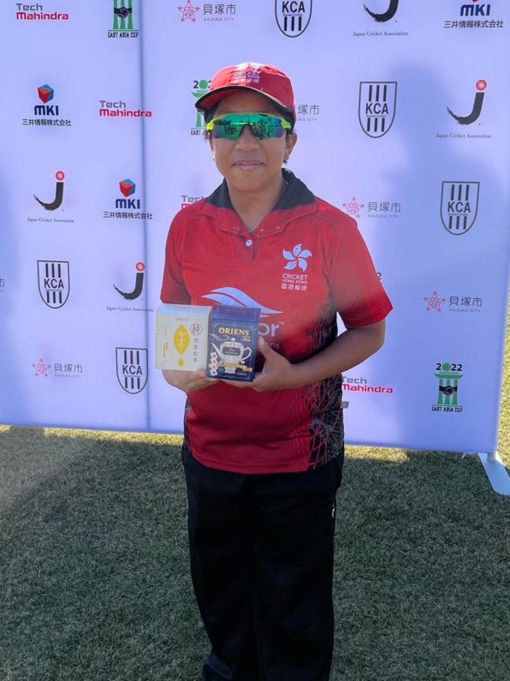 Spin bowler Betty Chan was named player of the match after claiming four wickets. Photo: Cricket Hong Kong Spin bowler Betty Chan was named player of the match after claiming four wickets. Photo: Cricket Hong Kong