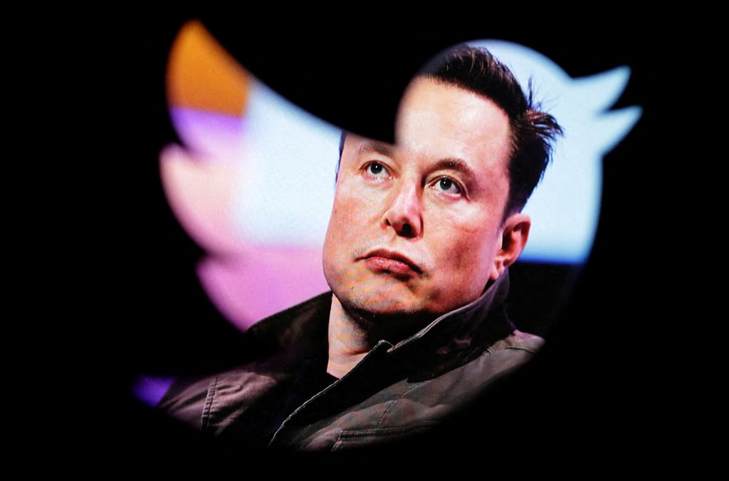 Elon Musk bought Twitter for US$44 billion on October 27. Photo: Reuters Elon Musk bought Twitter for US$44 billion on October 27. Photo: Reuters