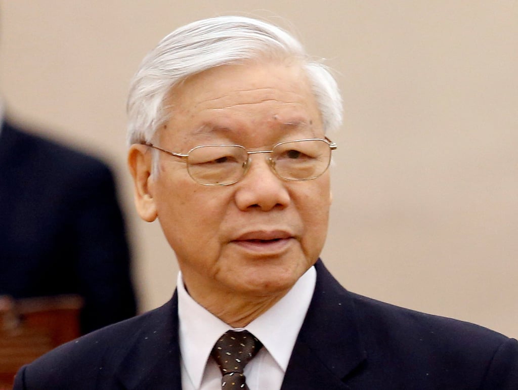 Vietnamese Communist Party chief Nguyen Phu Trong is the first foreign leader to visit China since Xi Jinping secured a norm-breaking third term. Photo: Reuters