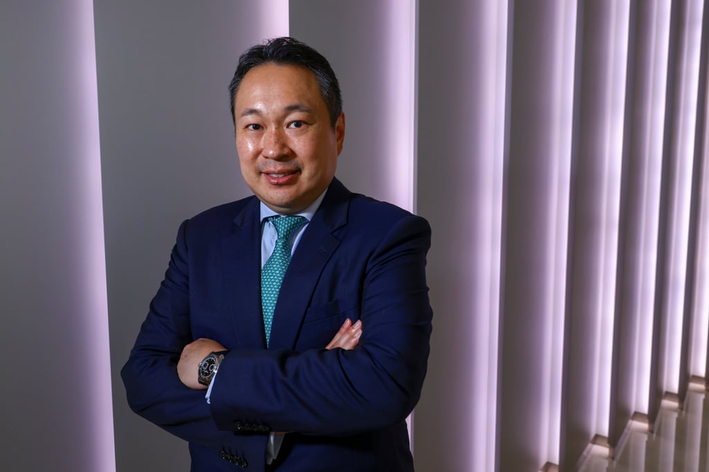 John Lee Chen-Kwok, vice-chairman and head of Greater China global banking of UBS, seen in a May 2022 picture in Central, Hong Kong. Photo: Dickson Lee