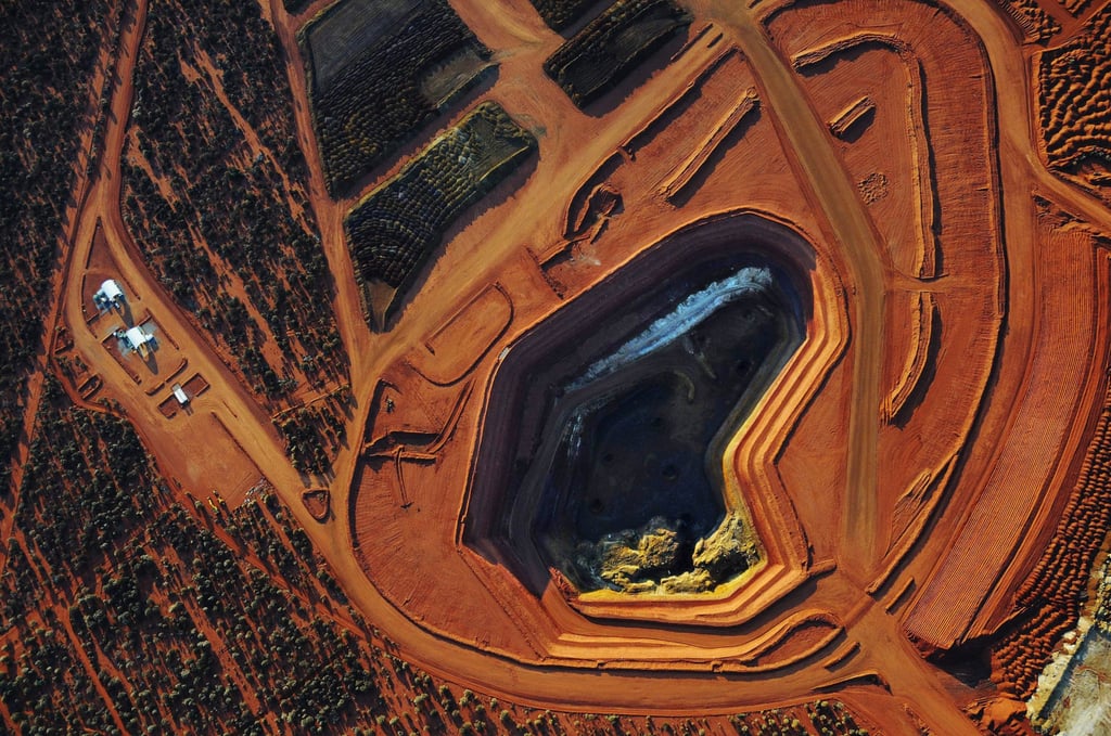 Stockpiles of rare earth ore are seen at a mine in Western Australia operated by Lynas Rare Earths Ltd. Photo: Lynas Corporation via AFP Stockpiles of rare earth ore are seen at a mine in Western Australia operated by Lynas Rare Earths Ltd. Photo: Lynas Corporation via AFP