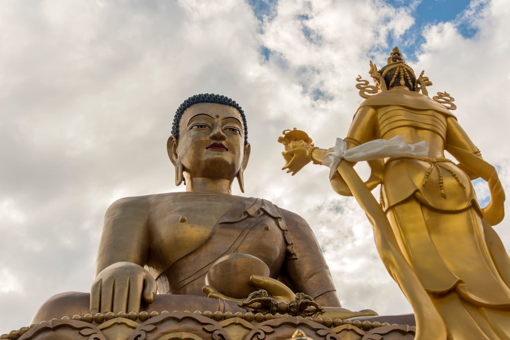 The world’s tallest seated Buddha, in Thimphu, Bhutan. Photo: Tim Pile The world’s tallest seated Buddha, in Thimphu, Bhutan. Photo: Tim Pile